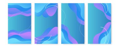 Şirket arka plan tasarımı veya iş tasarımı için broşür şablonu. Modern iş broşürleri tasarımı. Mavi geometrik elementli modern kapak tasarımı yıllık raporu