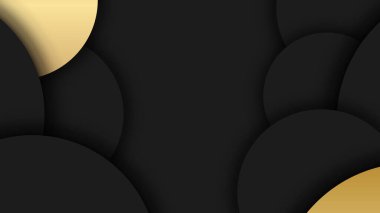 Sunum için soyut siyah ve altın renkli arka plan. Altın Çizgili Siyah İş Kağıdı. Altın Gümüş Çokgen Posteri. Royal Premium Geo Frame. Soyut Çokgen Parıltı Kapağı