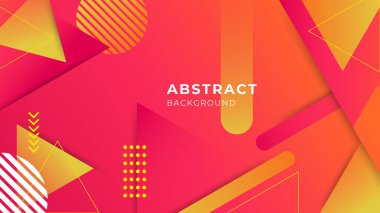 Renkli nokta, daire, çizgi çizgileri ve üçgenle Memphis arka planı. Sosyal medya hikayeleri şablonlar tasarlıyor, metin için kopya alanı olan arka planlar. Memphis soyut satışı, sosyal medya reklamları içeriği