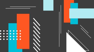 Modern memphis sertifikası ya da sosyal medya hikayesi şablonu. Soyut şekil memphis tarzı poster tasarım şablonları. Grafik tasarımı geometrik arkaplan