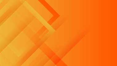 Modern şirket konseptiyle soyut arkaplan turuncusu. Turuncu ve sarı eğimli geometrik arkaplan