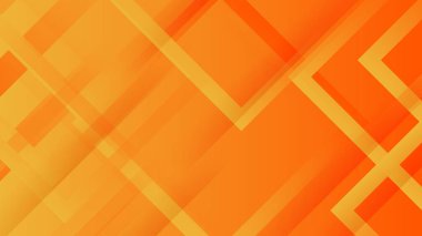 Modern şirket konseptiyle soyut arkaplan turuncusu. Turuncu ve sarı eğimli geometrik arkaplan