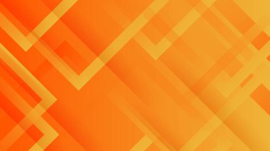 Modern şirket konseptiyle soyut arkaplan turuncusu. Turuncu ve sarı eğimli geometrik arkaplan