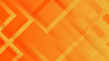 Modern şirket konseptiyle soyut arkaplan turuncusu. Turuncu ve sarı eğimli geometrik arkaplan