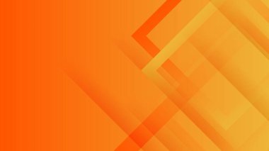 Modern şirket konseptiyle soyut arkaplan turuncusu. Turuncu ve sarı eğimli geometrik arkaplan