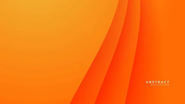 Abstrakt Bakgrund Orange Med Moderna Företagskoncept Orange Och Gul Lutning — Stock vektor