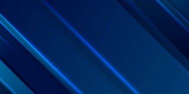 Soyut arka plan koyu mavi ve modern kurumsal konsept. Mavi ve siyah eğimli geometrik arkaplan