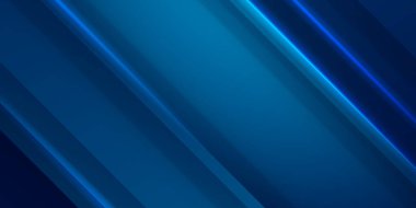 Soyut arka plan koyu mavi ve modern kurumsal konsept. Mavi ve siyah eğimli geometrik arkaplan