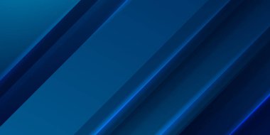 Soyut arka plan koyu mavi ve modern kurumsal konsept. Mavi ve siyah eğimli geometrik arkaplan