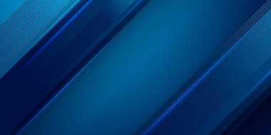 Soyut arka plan koyu mavi ve modern kurumsal konsept. Mavi ve siyah eğimli geometrik arkaplan