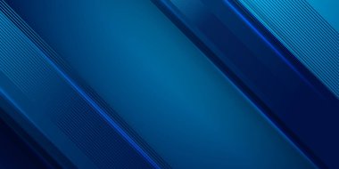 Soyut arka plan koyu mavi ve modern kurumsal konsept. Mavi ve siyah eğimli geometrik arkaplan