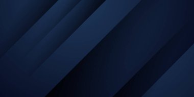 Soyut arka plan koyu mavi ve modern kurumsal konsept. Mavi ve siyah eğimli geometrik arkaplan