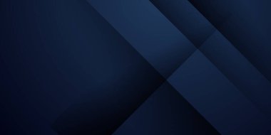 Soyut arka plan koyu mavi ve modern kurumsal konsept. Mavi ve siyah eğimli geometrik arkaplan