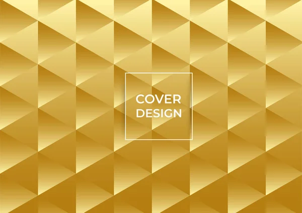 Luxury Business Cover Background Abstract Decoration Golden Pattern Halftone Gradients — Stock Vector