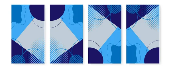 Moderner Banner Hintergrund Mit Abstrakten Formen Geometrischer Hintergrund Des Verlaufs — Stockvektor
