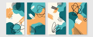 Tasarımınız için suluboya arka plan, suluboya fırça konsepti. Suluboya, boho stili, fırça ve parıltılı moda duvar kağıtları