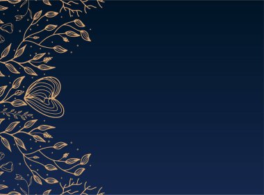 Metin, çiçek ve yapraklar için kopyalama alanı olan basit modern tarzda vektör tasarım şablonları - düğün davetiyesi arka planı ve çerçeveleri, sosyal medya hikayeleri duvar kağıtları