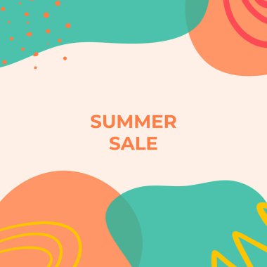 Tropikal yaprak arkaplanlı yaz indirimi afişi tasarımı. Çiçek arka plan vektörü. Palmiye yaprakları, canavar yaprağı, duvar çerçevesi, duvar resimleri, davetiye, poster için botanik arka plan tasarımı