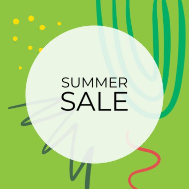 Tropikal yaprak arkaplanlı yaz indirimi afişi tasarımı. Çiçek arka plan vektörü. Palmiye yaprakları, canavar yaprağı, duvar çerçevesi, duvar resimleri, davetiye, poster için botanik arka plan tasarımı