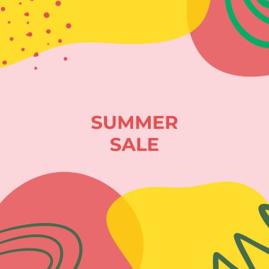 Tropikal yaprak arkaplanlı yaz indirimi afişi tasarımı. Çiçek arka plan vektörü. Palmiye yaprakları, canavar yaprağı, duvar çerçevesi, duvar resimleri, davetiye, poster için botanik arka plan tasarımı