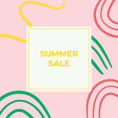 Tropikal yaprak arkaplanlı yaz indirimi afişi tasarımı. Çiçek arka plan vektörü. Palmiye yaprakları, canavar yaprağı, duvar çerçevesi, duvar resimleri, davetiye, poster için botanik arka plan tasarımı