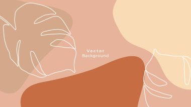 Çiçekli ve geometrik elementli organik arka plan. Sosyal medya paylaşımları, mobil uygulamalar, afişler tasarımı ve internet reklamları için. Moda bohem geçmişleri. Boho tarzı arkaplan