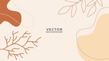 Çiçekli ve geometrik elementli organik arka plan. Sosyal medya paylaşımları, mobil uygulamalar, afişler tasarımı ve internet reklamları için. Moda bohem geçmişleri. Boho tarzı arkaplan