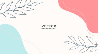 Çiçekli ve geometrik elementli organik arka plan. Sosyal medya paylaşımları, mobil uygulamalar, afişler tasarımı ve internet reklamları için. Moda bohem geçmişleri. Boho tarzı arkaplan