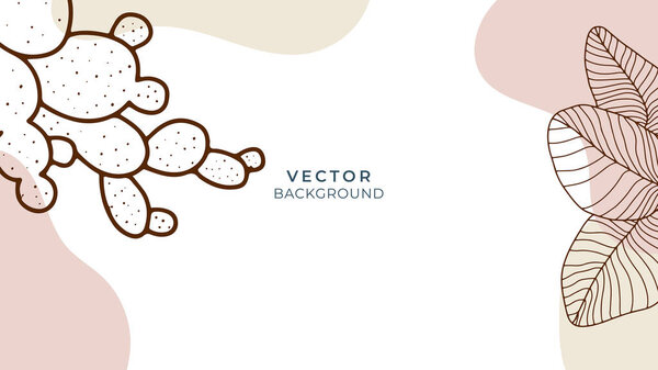 Organic background with floral and geometric elements. For social media posts, mobile apps, banners design and web or internet ads. Fashion bohemian backgrounds. Boho style background