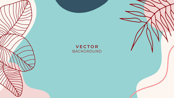 Organic background with floral and geometric elements. For social media posts, mobile apps, banners design and web or internet ads. Fashion bohemian backgrounds. Boho style background