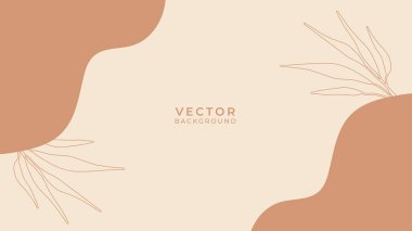 Çiçekli ve geometrik elementli organik arka plan. Sosyal medya paylaşımları, mobil uygulamalar, afişler tasarımı ve internet reklamları için. Moda bohem geçmişleri. Boho tarzı arkaplan