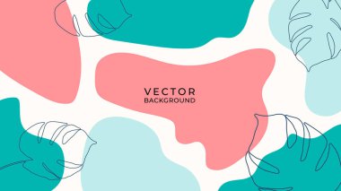 Çiçekli ve geometrik elementli organik arka plan. Sosyal medya paylaşımları, mobil uygulamalar, afişler tasarımı ve internet reklamları için. Moda bohem geçmişleri. Boho tarzı arkaplan