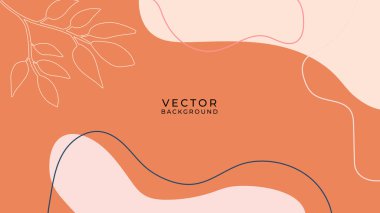 Çiçekli ve geometrik elementli organik arka plan. Sosyal medya paylaşımları, mobil uygulamalar, afişler tasarımı ve internet reklamları için. Moda bohem geçmişleri. Boho tarzı arkaplan