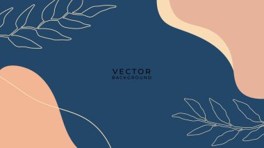 Çiçekli ve geometrik elementli organik arka plan. Sosyal medya paylaşımları, mobil uygulamalar, afişler tasarımı ve internet reklamları için. Moda bohem geçmişleri. Boho tarzı arkaplan