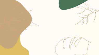 Çiçekli ve geometrik elementli organik arka plan. Sosyal medya paylaşımları, mobil uygulamalar, afişler tasarımı ve internet reklamları için. Moda bohem geçmişleri. Boho tarzı arkaplan