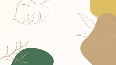 Çiçekli ve geometrik elementli organik arka plan. Sosyal medya paylaşımları, mobil uygulamalar, afişler tasarımı ve internet reklamları için. Moda bohem geçmişleri. Boho tarzı arkaplan