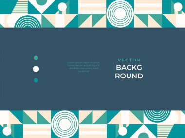 Yarım daire kare çizgi ile soyut arkaplan nokta dalga geometrik dokular, memphis tarzı