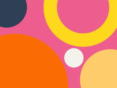 Yarım daire kare çizgi ile soyut arkaplan nokta dalga geometrik dokular, memphis tarzı