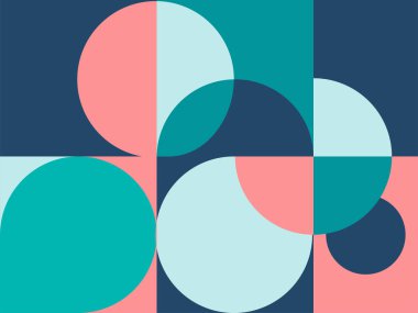 Yarım daire kare çizgi ile soyut arkaplan nokta dalga geometrik dokular, memphis tarzı