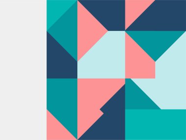 Yarım daire kare çizgi ile soyut arkaplan nokta dalga geometrik dokular, memphis tarzı