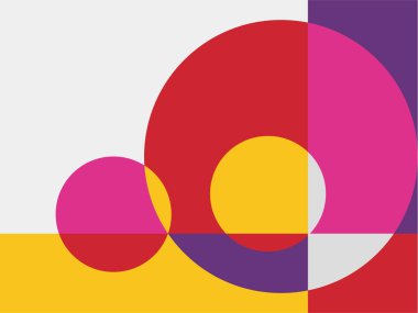 Yarım daire kare çizgi ile soyut arkaplan nokta dalga geometrik dokular, memphis tarzı