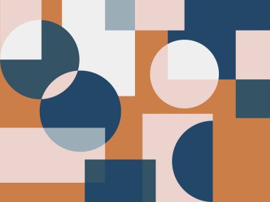 Yarım daire kare çizgi ile soyut arkaplan nokta dalga geometrik dokular, memphis tarzı