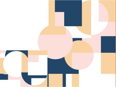 Yarım daire kare çizgi ile soyut arkaplan nokta dalga geometrik dokular, memphis tarzı