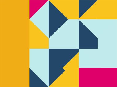 Yarım daire kare çizgi ile soyut arkaplan nokta dalga geometrik dokular, memphis tarzı