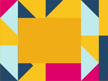 Yarım daire kare çizgi ile soyut arkaplan nokta dalga geometrik dokular, memphis tarzı