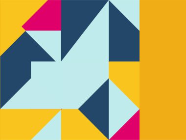 Yarım daire kare çizgi ile soyut arkaplan nokta dalga geometrik dokular, memphis tarzı