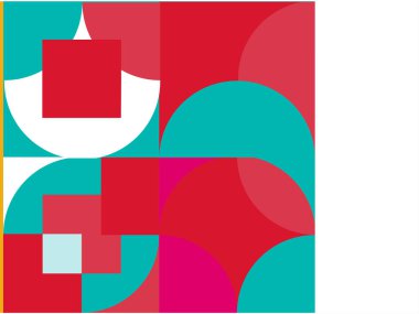 Yarım daire kare çizgi ile soyut arkaplan nokta dalga geometrik dokular, memphis tarzı