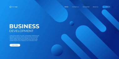 3D modern soyut sunum arkaplanı. Zarif bir arka plan. Soyut dekorasyon, geometrik, yarım ton, gradyanlar, 3 boyutlu vektör çizimi. Koyu mavi arkaplan