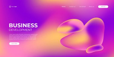 3D modern soyut sunum arkaplanı. Zarif bir arka plan. Soyut dekorasyon, geometrik, yarım ton, gradyanlar, 3 boyutlu vektör çizimi. Teknoloji sıvısı arkaplanı