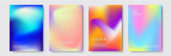 Couverture Géométrique Dégradée Dynamique Abstraite Dessins Modèles Brochures Mode Affiches — Image vectorielle